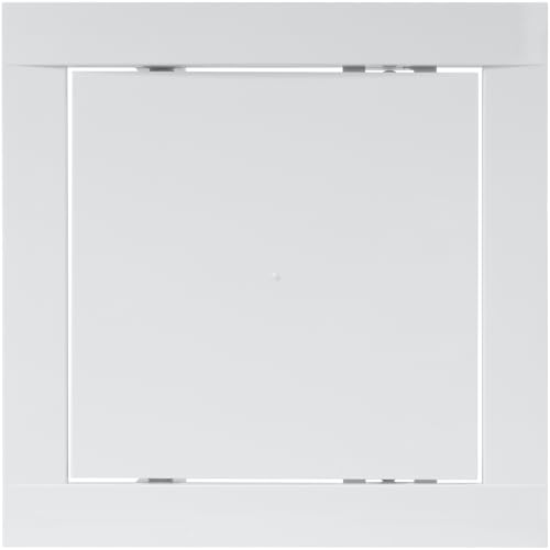 Repa Market 6 x 6 Inch Wall Access Panel for Drywall – White ABS Plastic Wall Hole Cover Plate/Plumbing Access Panel for Drywall & Ceiling/Cover Plates with Latch – Durable Service Hatch - Image 1