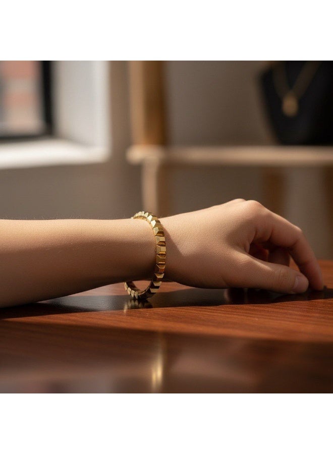 Ruby Art Gold 18K Real Gold Bracelet for women  -  15.13 Gram - Image 3