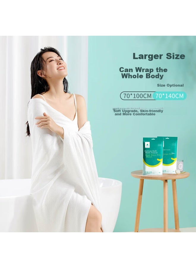 Sometimes, Disposable Bath Towels, Thick Large Pearl-textured Face Towels, Portable Travel Non-compressed Large Bath Towels, 5 Pieces - Image 4
