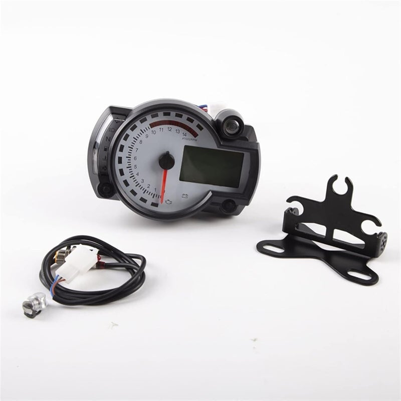 DEMULAX Digital Motorcycle Speedometer with LCD Display - Image 1