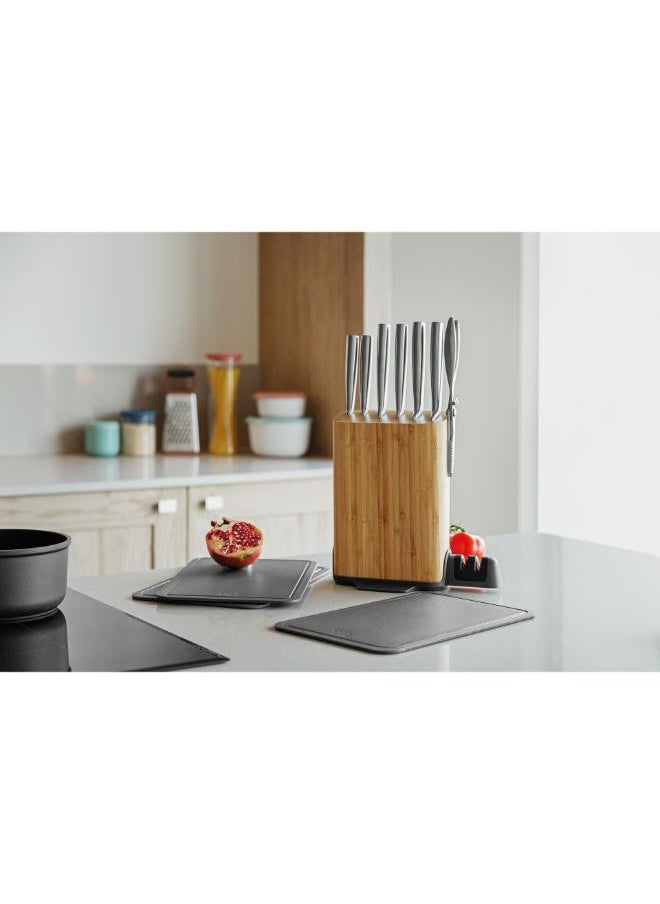 Berghoff Pack Of 11 Knife Block Set  cm-Silver  - Image 2