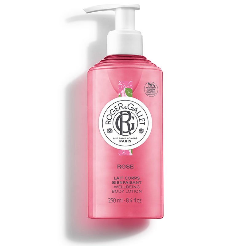 ROGER & GALLET | Body Lotion for Women | Rose 8.4 oz Bottle - Image 1
