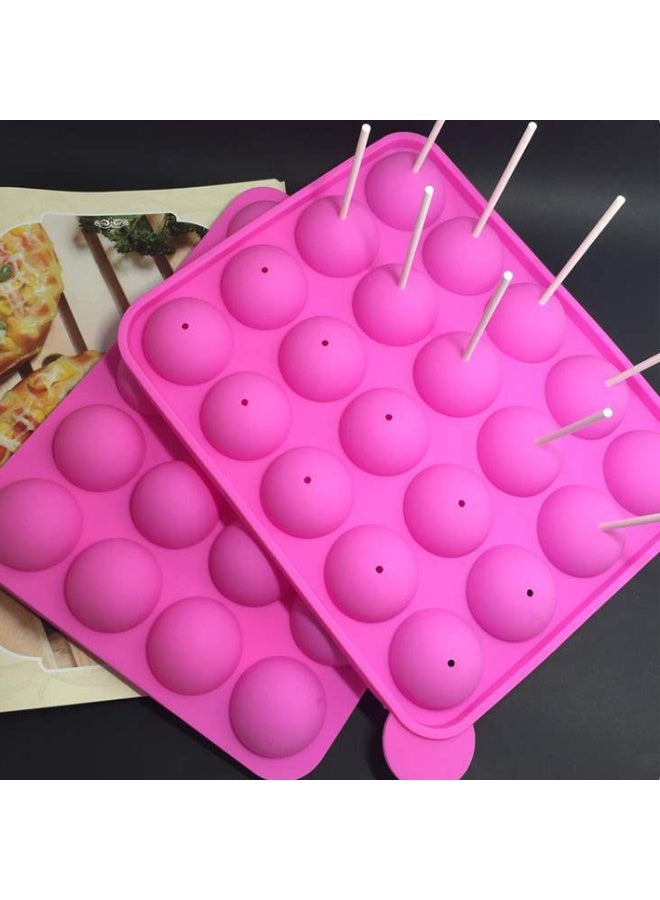 Silicone mold for making cake pops – Cake ball mold for hard candy, chocolate and jelly - Image 5