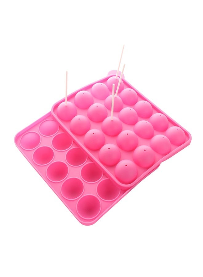Silicone mold for making cake pops – Cake ball mold for hard candy, chocolate and jelly - Image 1