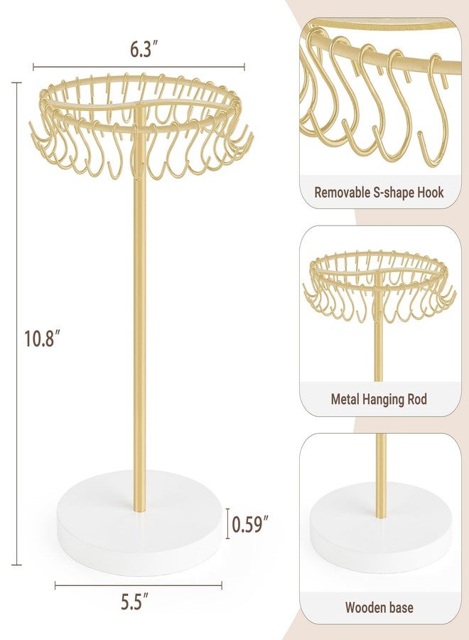 Dahey Headband Holder Hair Bow Organizer for girls Metal Baby Headband Storage for Girls with 30 Hooks Modern Hair Accessories Organizer Bow Rack Storage Stand Display for Girls Baby Room Decor - Image 5