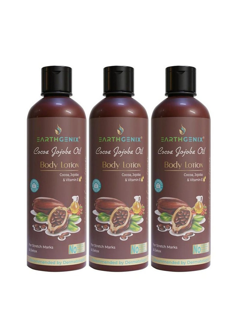 Earthgenix Earthgenix Cocoa Jojoba Oil Body Lotion 300Ml x 3pc 