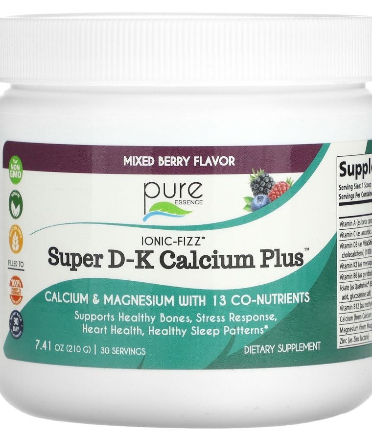 Ionic-Fizz Super D-K Calcium Plus Mixed Berry 7.41 oz (210 g)