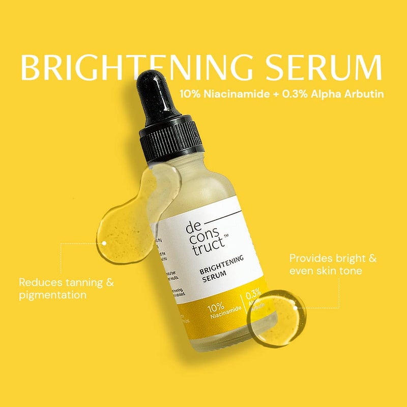Deconstruct Deconstruct Daily Glow Combo  10 Niacinamide  03 Alpha Arbutin and 2 Hyaluronic Acid  1 Niacinamide  For All Skin Types  30ml each  Pack of 2  - Image 4