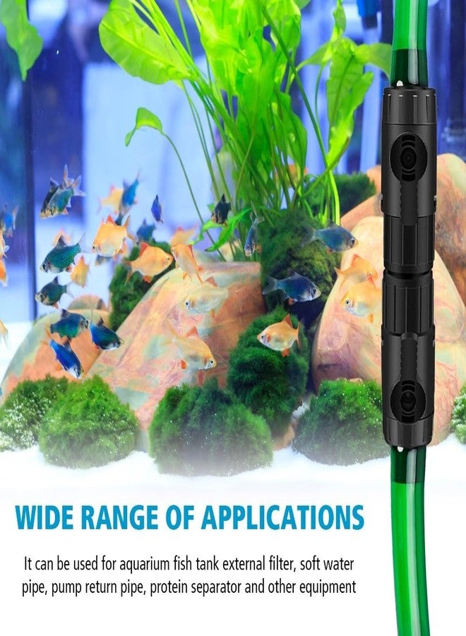 MiOYOOW Aquarium Hose Valve, Fish Tank Hose Connector Aquarium Water Control Valve with Quick Release Handle for 12/16MM Pipe - Image 4