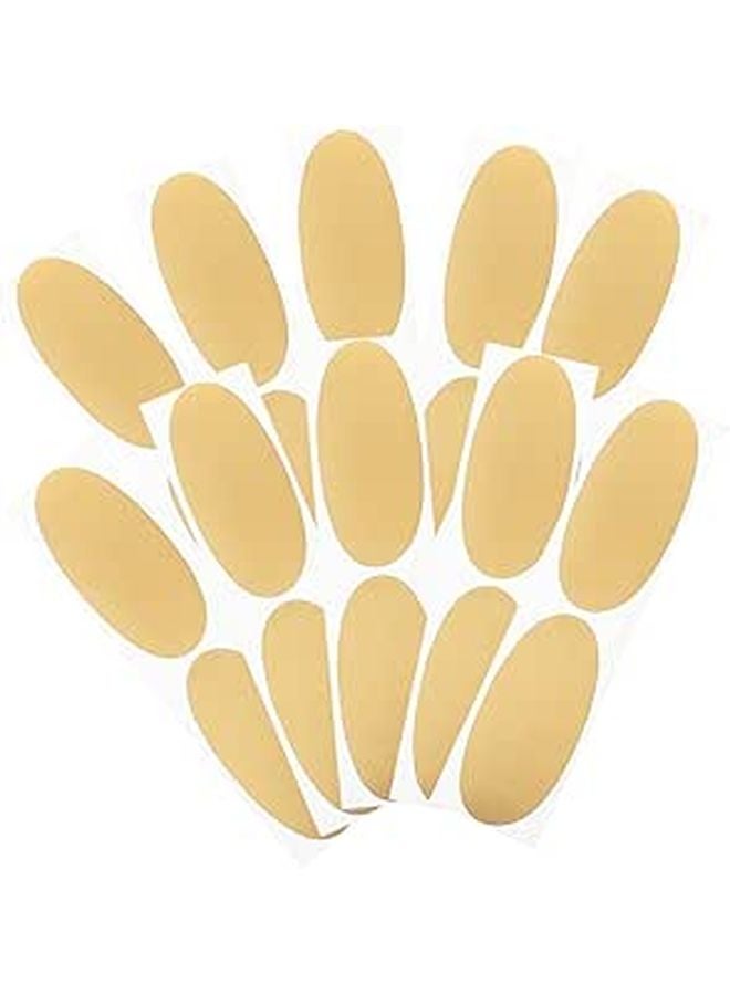 Scratch Off Stickers Game 50pcs Circle Labels with Gold Silver Coating Film - Image 1