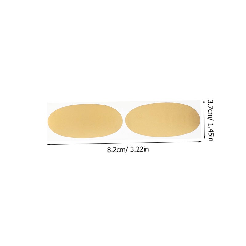Scratch Off Stickers Game 50pcs Circle Labels with Gold Silver Coating Film - Image 3