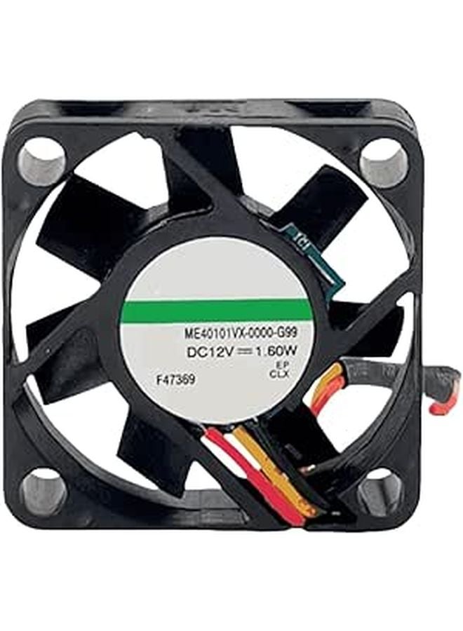 40x40x10mm 12V DC 3 Wire 1 6W Cooling Fan ME40101VX 0000 G99 - Image 1