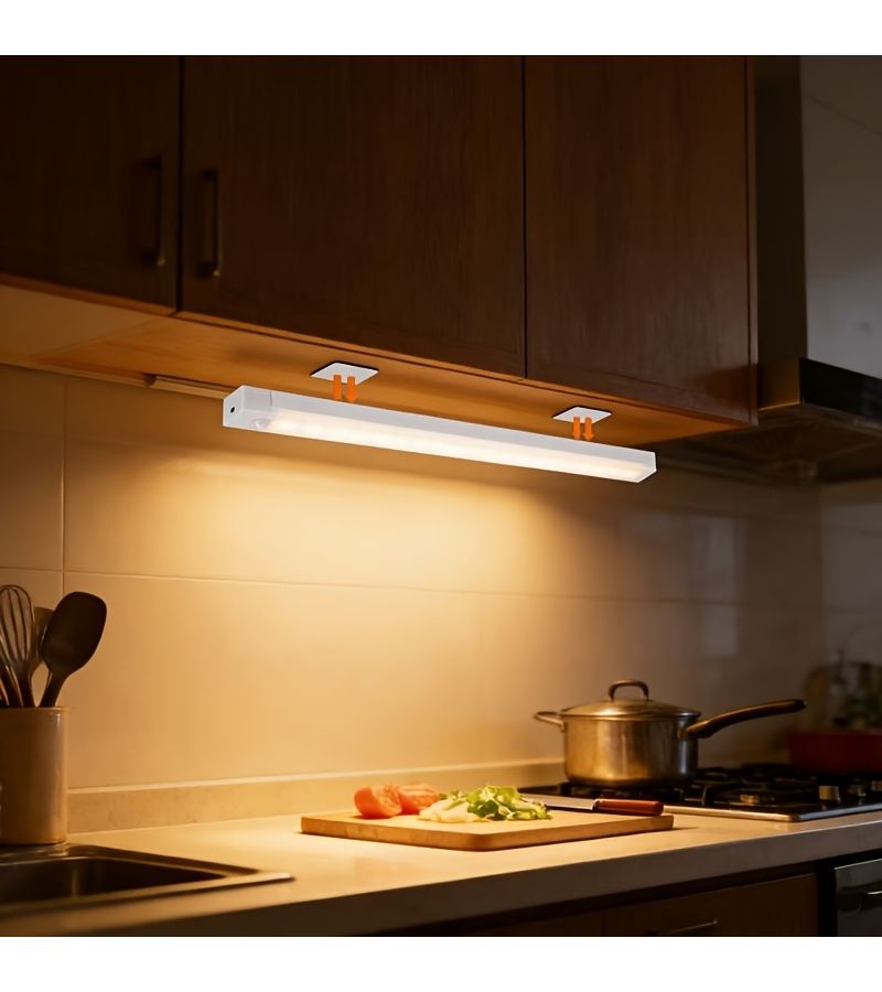 Rechargeable Motion Sensor Light 3pcs For Indoor Kitchen Wardrobe - Image 5