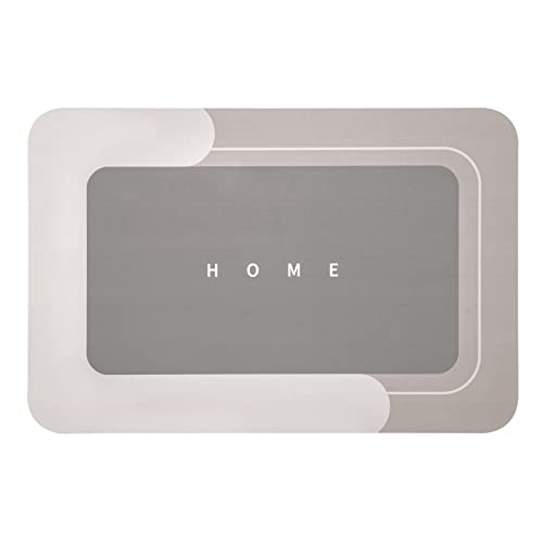 Housego Absorbent Bath Mat Magic Rug, Quick Drying Mat Magic Bath Mat Non-Slip Floor Rug Rubber Backed for Bathroom Kitchen Shower Sink, Water Absorbent (1PC, 15.7''x23.6'', Beige) - Image 5