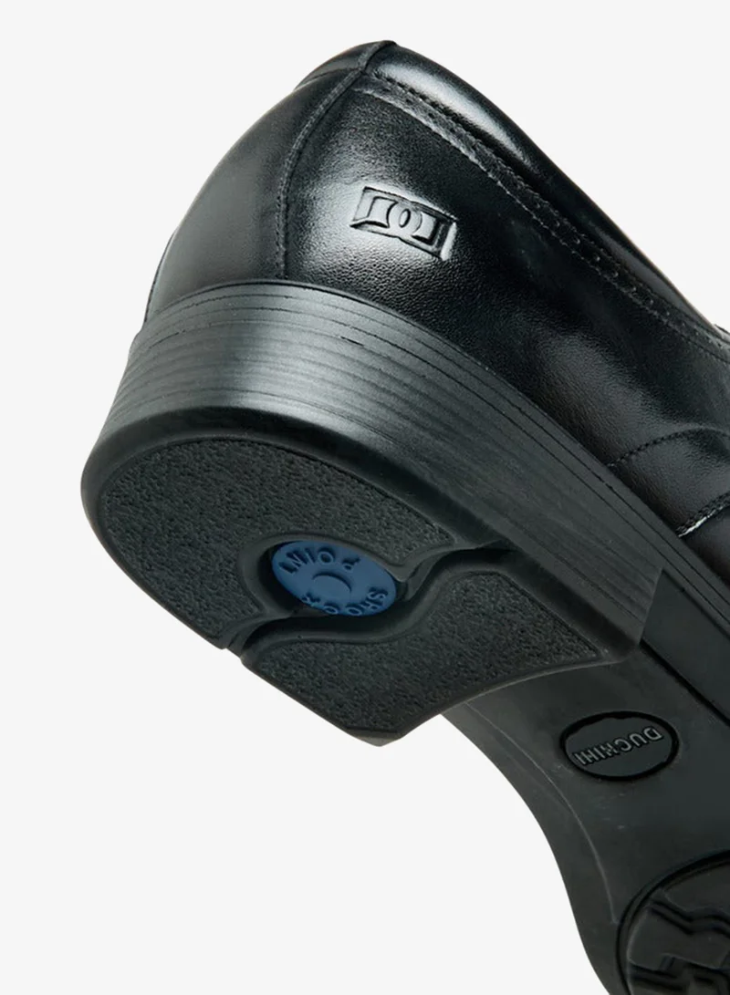 DUCHINI Black Men Lace-Up Leather Derby Shoes for Men | Best Price UAE