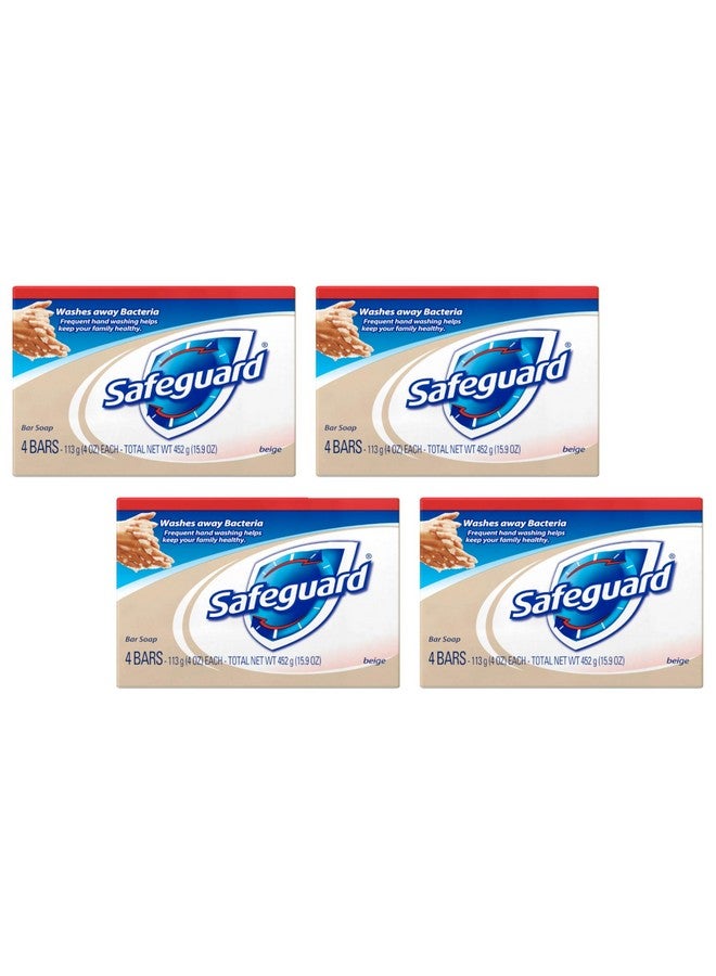 Safeguard قالب صابون حمام مضاد للبكتيريا (عبوة واحدة مكونة من 4 قطع) - Image 1