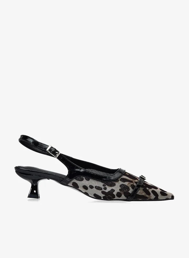 Ginger Sling Back Heeled Pump