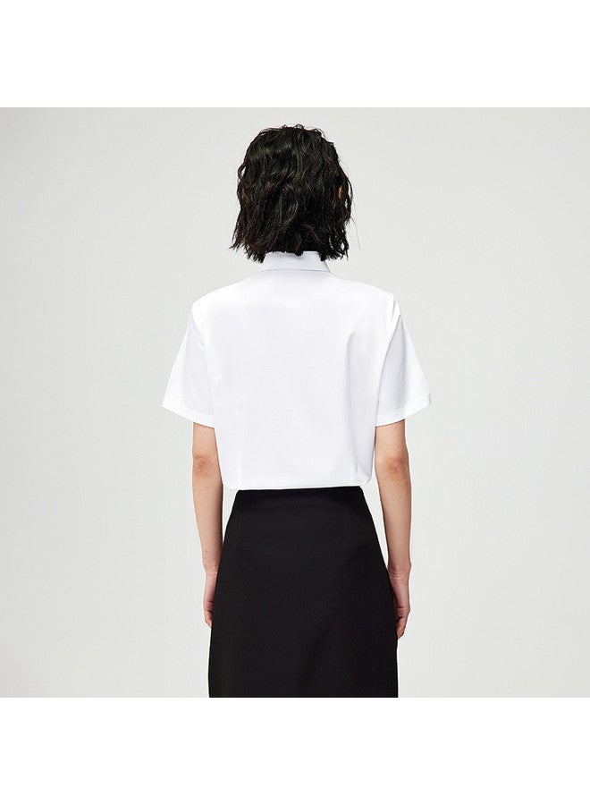 HLA 25 Summer Fitted And Stylish Women'S Short-Sleeve Formal Shirt - Image 5