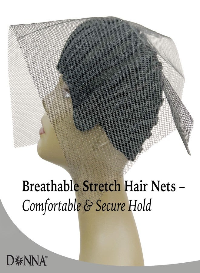 DONNA STOCKING WIG CAPS FOR WOMEN HAIR CAP, WIG HEAD, HAIR NET 2pcs 3PACK - Image 2