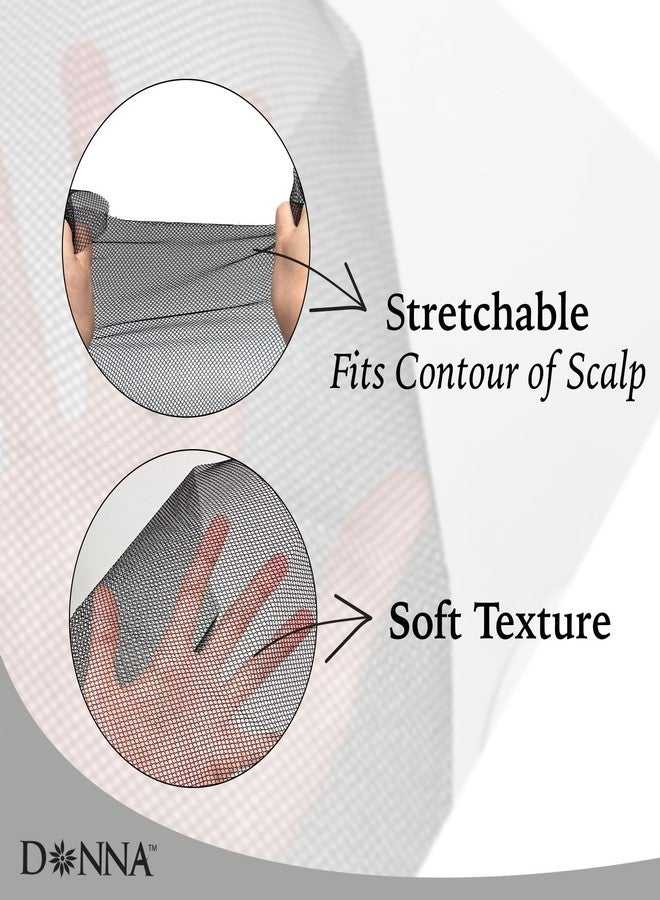 DONNA STOCKING WIG CAPS FOR WOMEN HAIR CAP, WIG HEAD, HAIR NET 2pcs 3PACK - Image 3