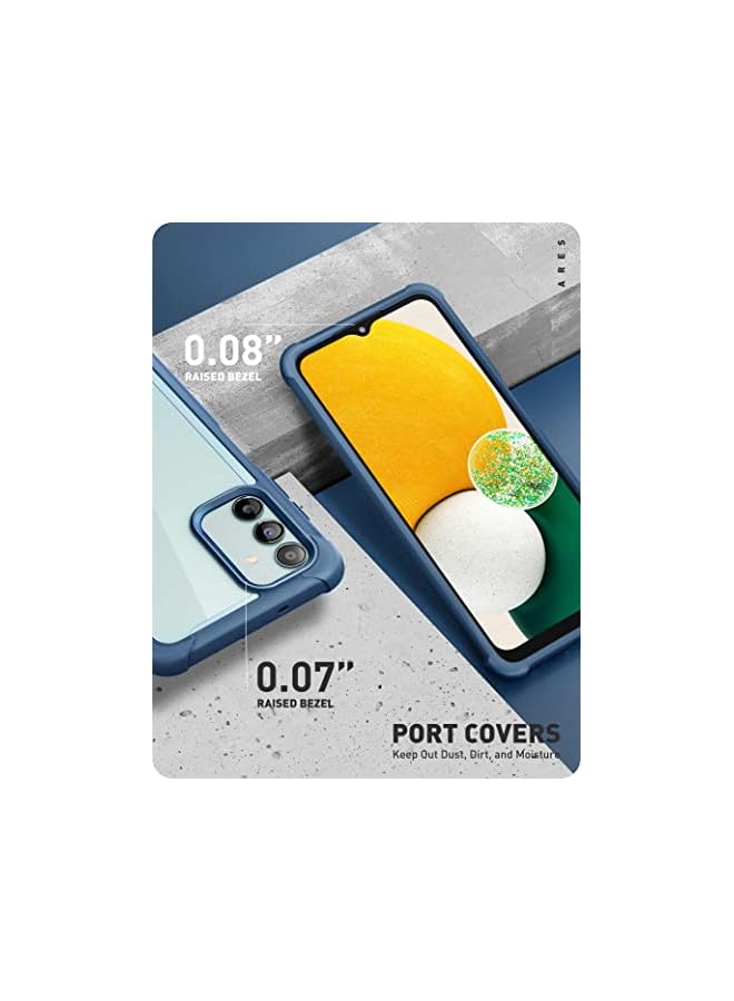 I-blason Ares Lite Series Case for Samsung Galaxy A13 5G (2021 Release), Slim Protective Clear Case with Shockproof Bumper (Azure) - Image 5