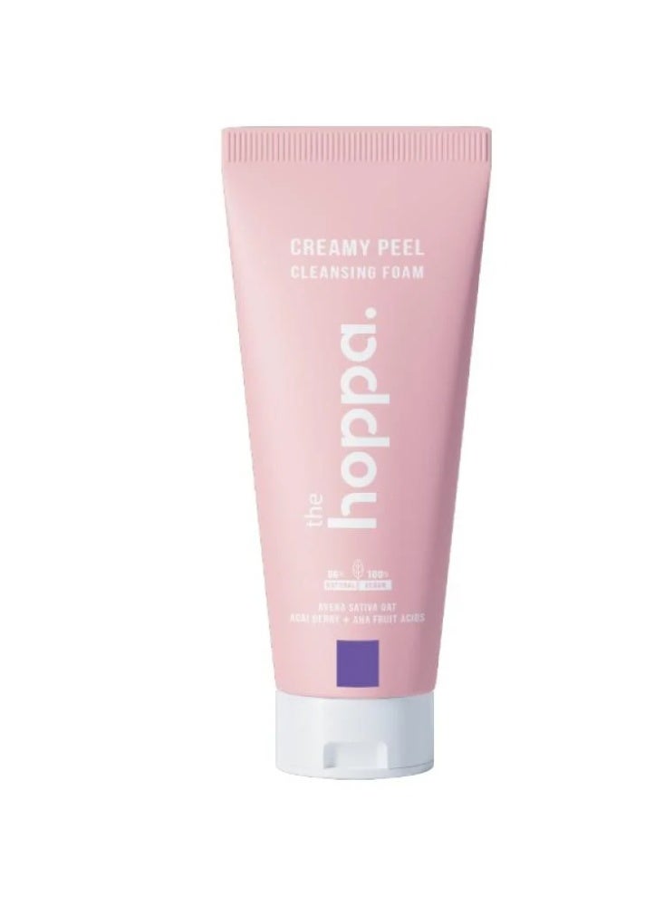 غسول رغوي كريمي لتنظيف وتقشير البشرة من ذا هوبا - 200 مل