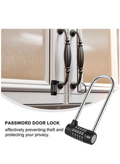 KASTWAVE Number Lock for Door, Cabinet Password Padlock  for Home Office Shop  - Image 5