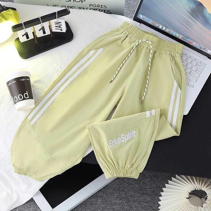 Children''s Quick-Dry Pants Summer Thin Cargo Pants Sports Elastic Casual Pants Breathable Mosquito-Proof Pants In-Stock Long Pants for Boys - Image 3