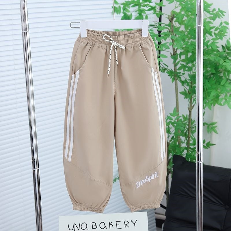 Children''s Quick-Dry Pants Summer Thin Cargo Pants Sports Elastic Casual Pants Breathable Mosquito-Proof Pants In-Stock Long Pants for Boys - Image 1