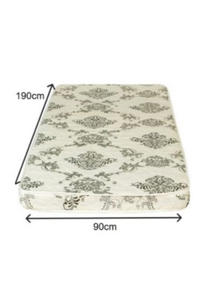 SMART HOME Single Bed Foam Mattress – Comfortable and lightweight for sleeping and entertaining – Soft microfiber fabric – 190x90x6 cm – Elegant design – Easy to store, suitable for children and adults - Image 2