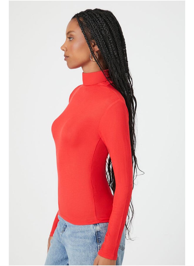 FOREVER 21 Turtleneck Long-Sleeve Top  - Image 3