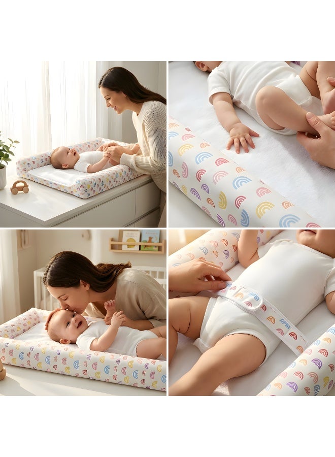 Mamas One Baby Changing Mat with Safety Strap and Soft Removable Cover - Image 3
