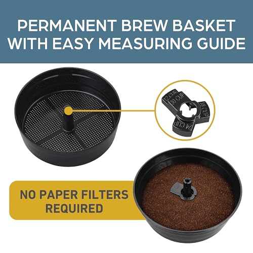 West Bend Coffee Urn Highly-Polished Aluminum Features Automatic Temperature Control with Cup Per Minute Brewing and Easy Clean Up Includes In-Basket Measuring Guide and Ready Light, 30-Cup, Silver - Image 5