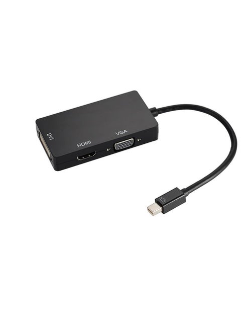 محول Mini DisplayPort DP إلى HDMI وVGA وDVI لجهاز Microsoft Surface Pro 1 و2 و3 و4