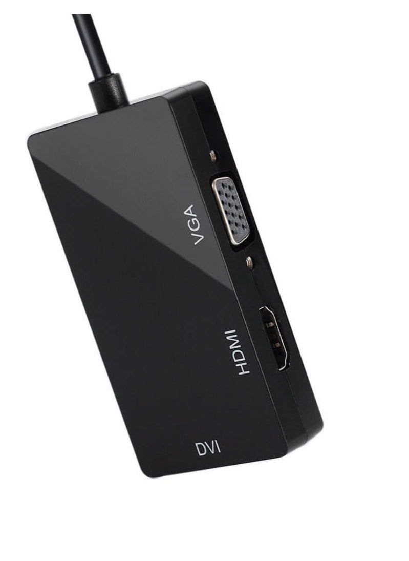 ماركة غير محددة - محول Mini DisplayPort DP إلى HDMI وVGA وDVI لجهاز Microsoft Surface Pro 1 و2 و3 و4 - Image 1