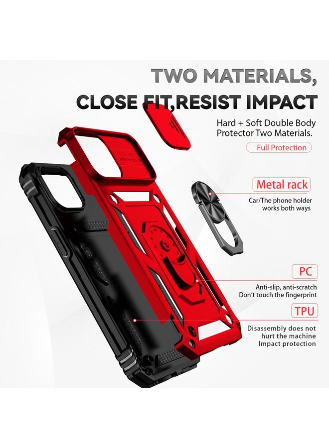 اس-توب جراب هاتف iPhone 15 Plus مع حامل كاميرا منزلق - Image 3