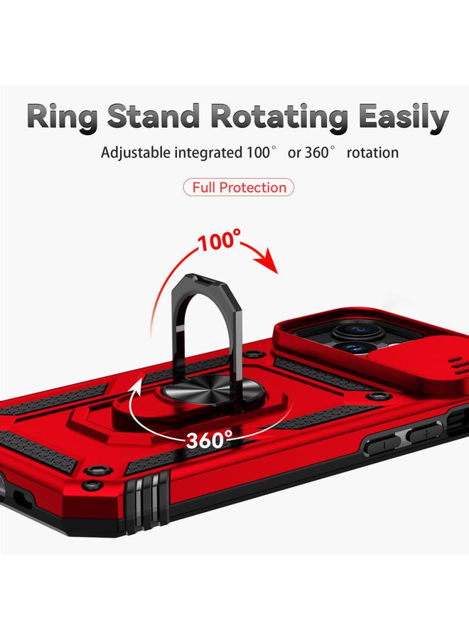 اس-توب جراب هاتف iPhone 15 Plus مع حامل كاميرا منزلق - Image 4