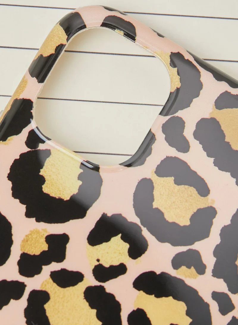 COCONUT LANE Gold Leopard IPhone 11 Case