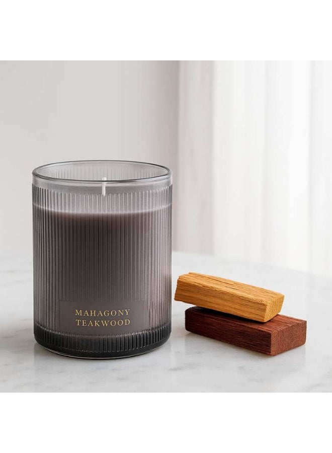 Pan Home MAHAGONY-TEAKWOOD JAR CANDLE 220GM - 111SGO9900122 - Image 1