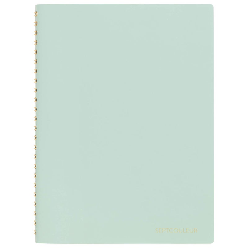 Maruman Septcouleur Lab Notebook 835 x 622 Inches A5 3mm square grid 100 sheets Comfort Mint N76853