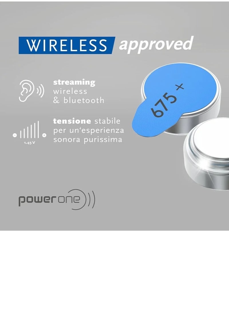 Power One 1.45V Original High Level Hearing Aid Batteries P675 ( 60 Pieces )  - Image 4