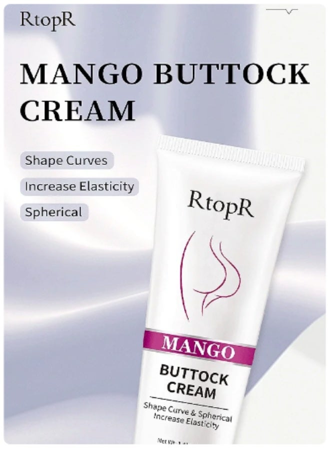 آر توب آر Mango Massage Buttock Cream 40G, Natural Plant Essence Can Deeply Moisturize, Relieve The Pain Of Sitting Buttocks, Tighten And Lift The Skin, And Shape The Ideal Curve Button Cream - Image 3