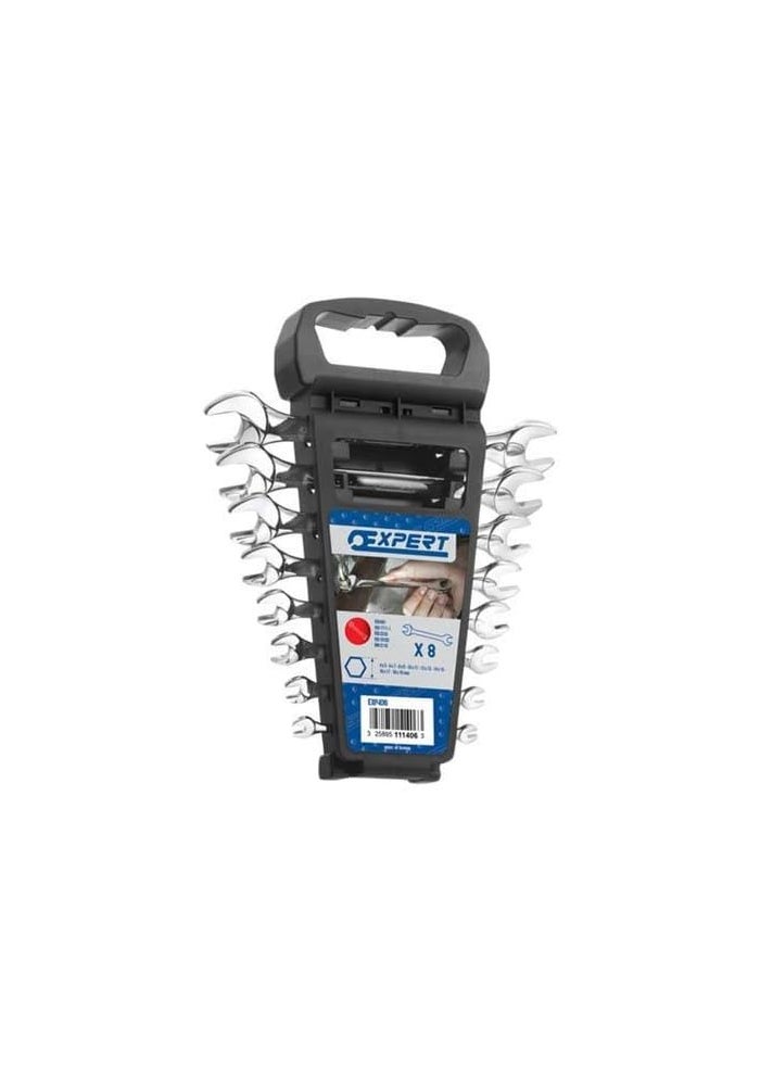 Expert E111406 Metric Open End Wrench 8 Piece Set