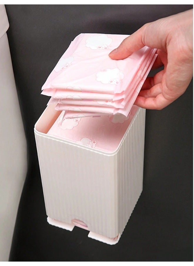 ShebSheb Wall Mounted Sanitary Napkin Holder,Pad Holder for Period 11.5 x 11.5 x 19.5 (cm)  - Image 3
