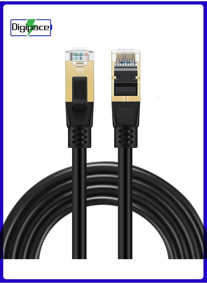 Generic Cat 8 Ethernet Cable, Ethernet LAN Cable,High Speed 40Gbps 2000Mhz SFTP LAN Wires Internet Patch Cable with RJ45 (65Ft/20Meter)  - Image 1