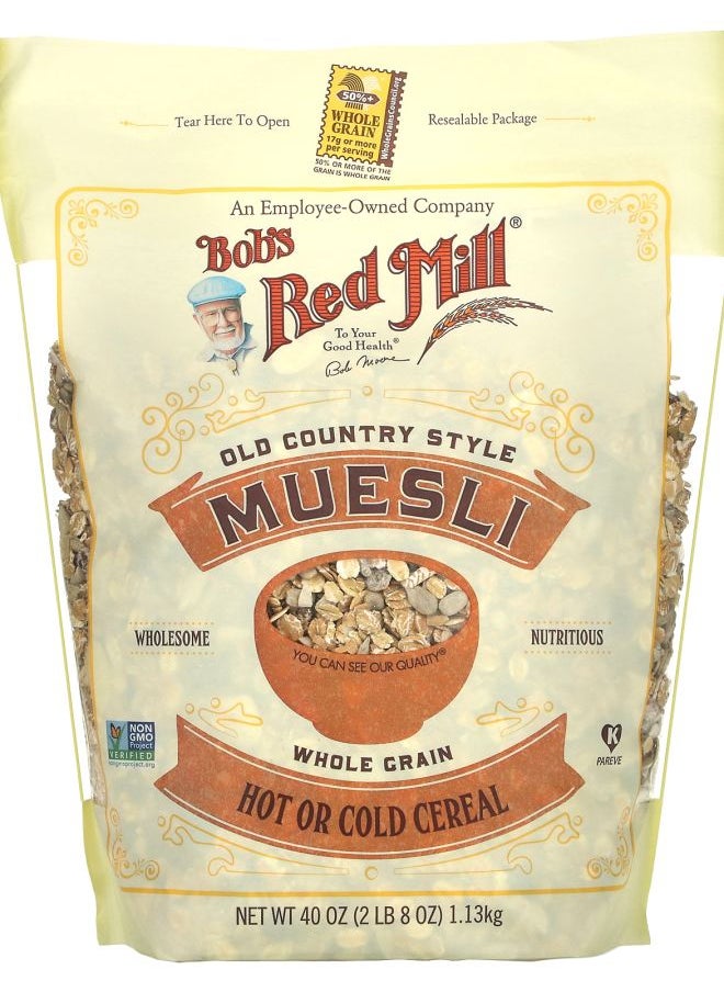 Bob's Red Mill Muesli Old Country Style Whole Grain 40 oz (1.13 kg) 