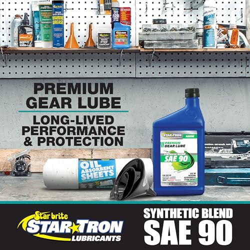 STAR BRITE Hypoid 90W Lower Unit Gear Lube - Ultimate Marine Grade Lubricant for Outboard Motors & Stern Drives - 32 OZ (027132) - Image 2