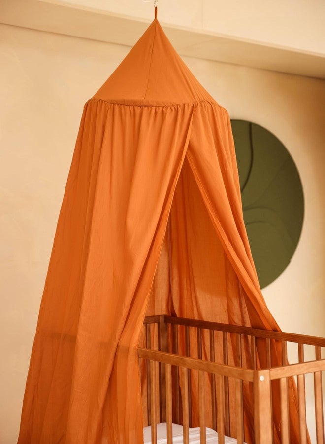 UB-STORE Caramel Kids Bed Canopy for Child Bedroom | Nursery Crib Hanging Curtain | Baby Mosquito Net Bedding for Girls & Boys Play Room Decoration | Reading Nook Canopies Toddler Dome Tent - Image 3