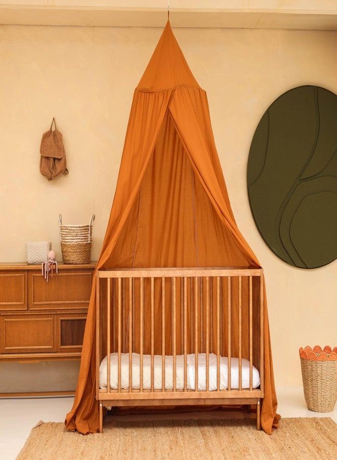 UB-STORE Caramel Kids Bed Canopy for Child Bedroom | Nursery Crib Hanging Curtain | Baby Mosquito Net Bedding for Girls & Boys Play Room Decoration | Reading Nook Canopies Toddler Dome Tent - Image 2