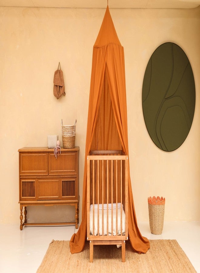 UB-STORE Caramel Kids Bed Canopy for Child Bedroom | Nursery Crib Hanging Curtain | Baby Mosquito Net Bedding for Girls & Boys Play Room Decoration | Reading Nook Canopies Toddler Dome Tent - Image 4